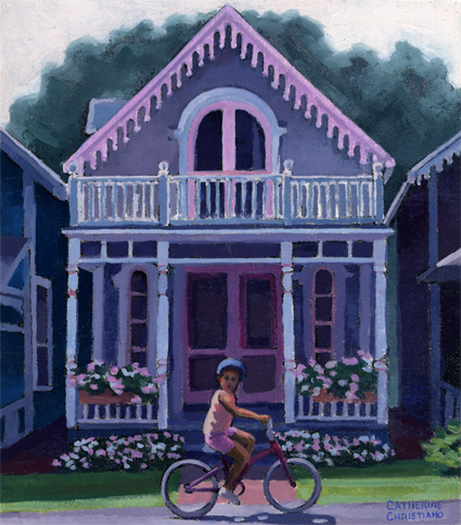 Gingerbread Cottage #2 painting Gingerbread Cottage #2 painting